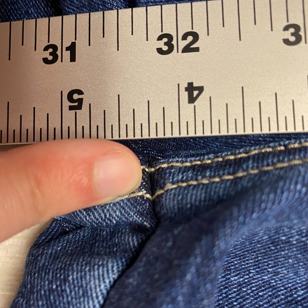 Gloria Vanderbilt Tapered Jeans Classic Fit Womens 8P Blue Denim Stretch Fitted - Picture 15 of 16